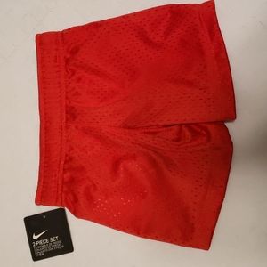 Baby Nike red shorts